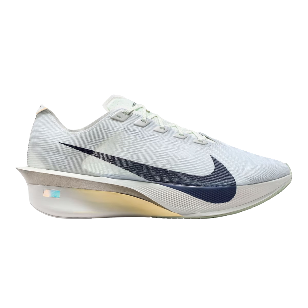 Nike Men's Vaporfly 4 Next% – Spruce Aura/Grey Fog/Ice Peach/Dark Obsidian
