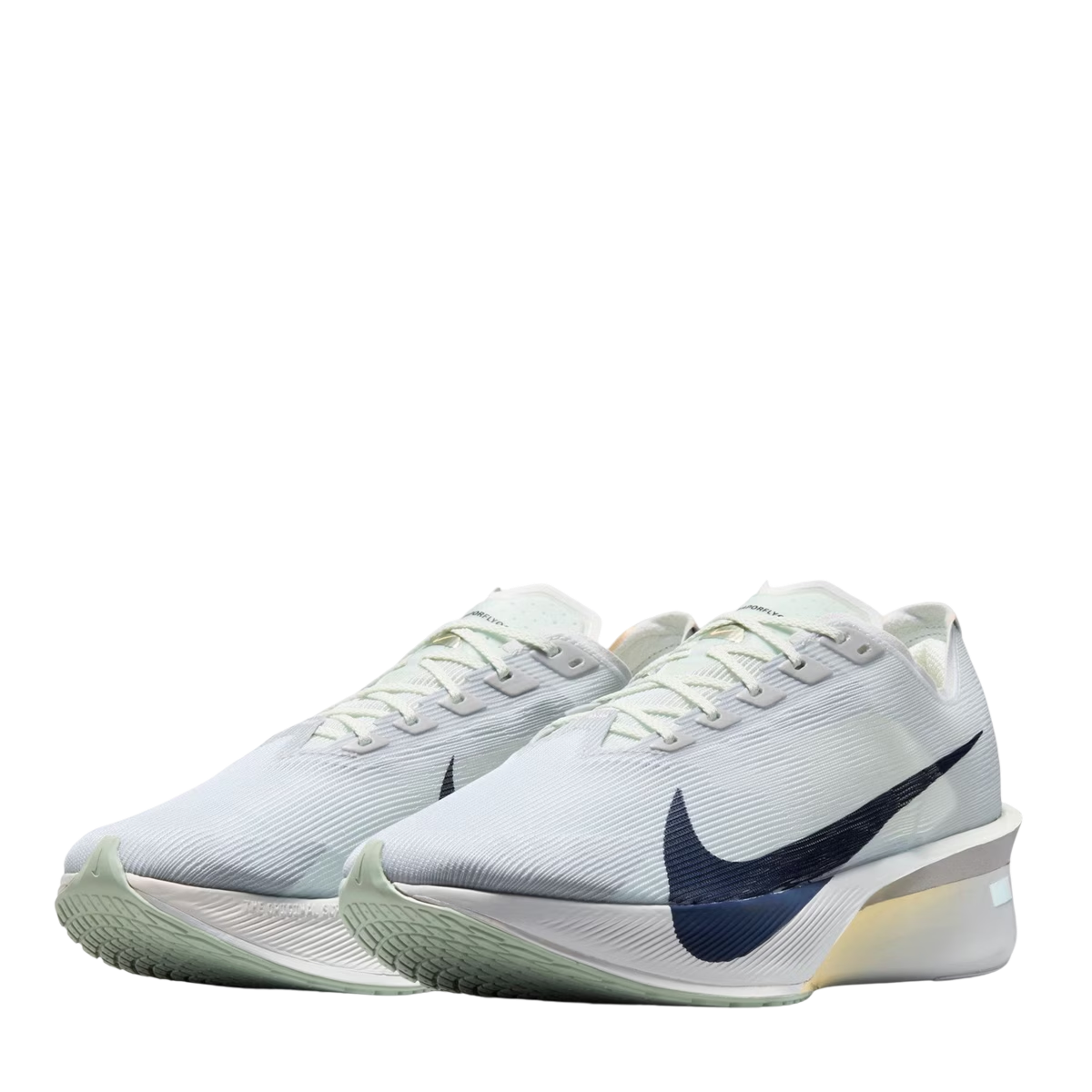 Nike Men's Vaporfly 4 Next% – Spruce Aura/Grey Fog/Ice Peach/Dark Obsidian