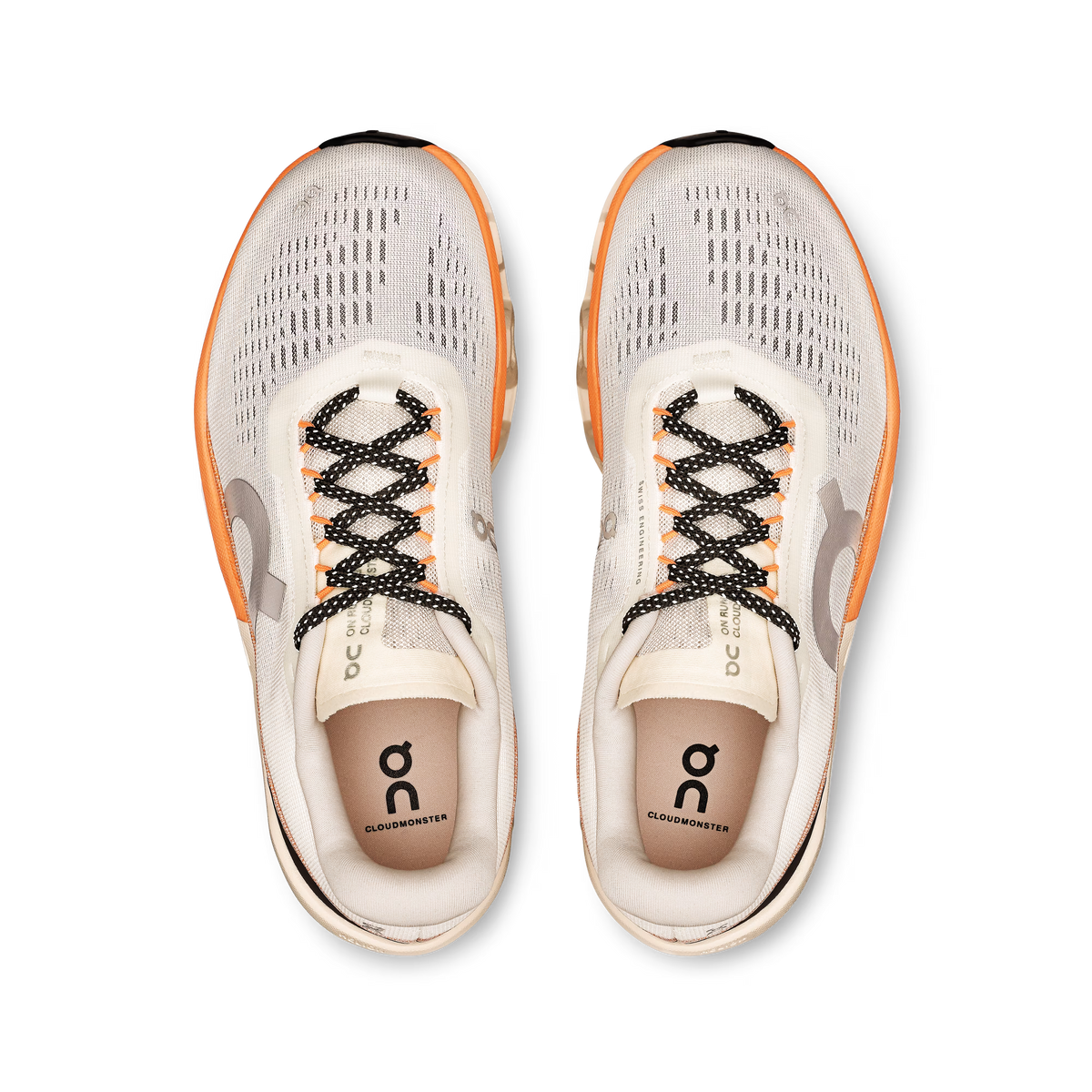 On Women’s Cloudmonster 2 | Ivory & Tangerine