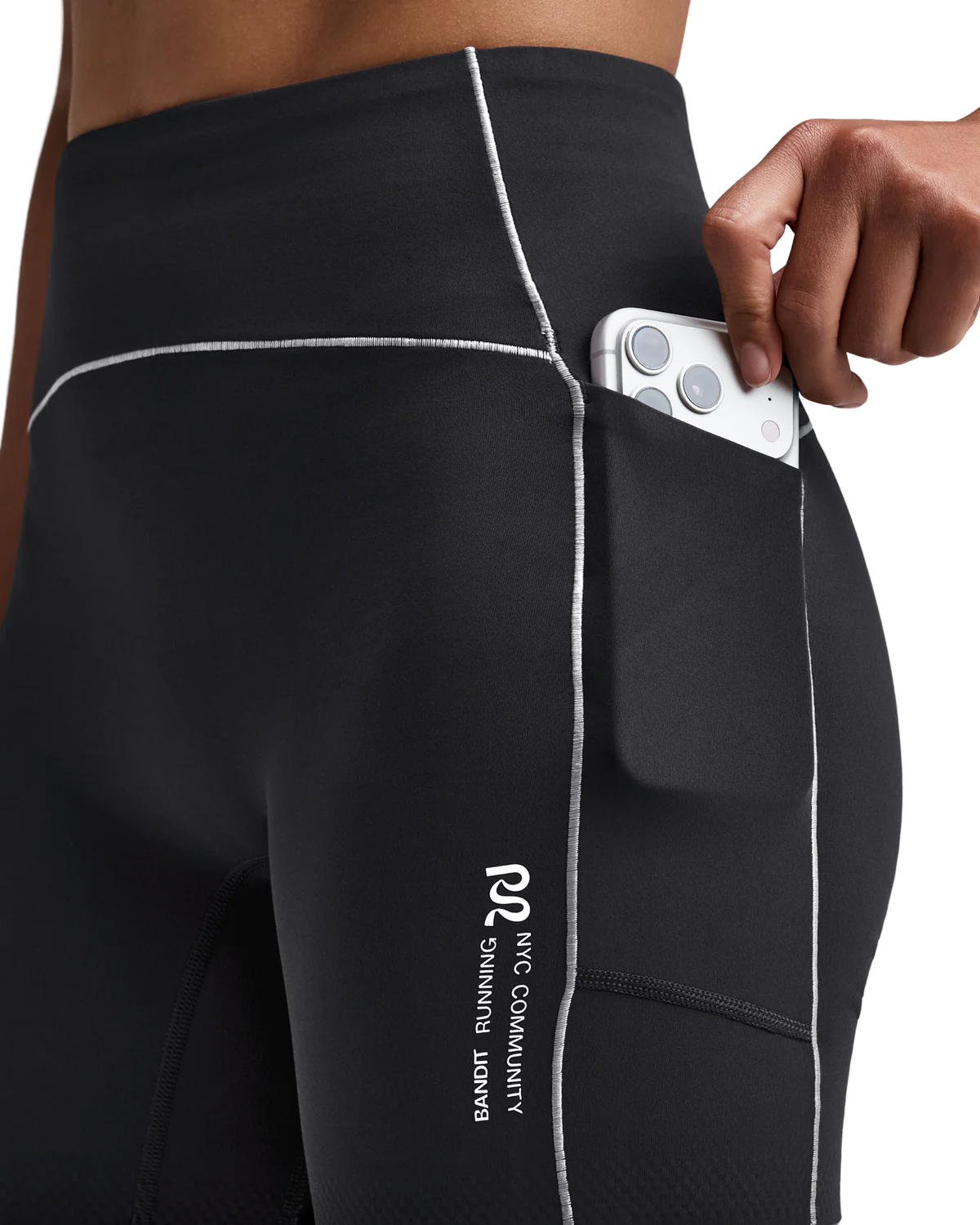Bandit Women's Vanisher™ 5" Pop Stitch™ High Waist Compression Short - Anthracite