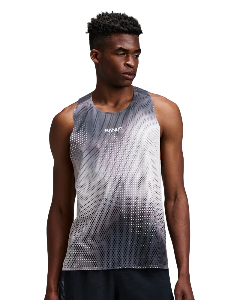 Bandit Men's Shredder™ Race Singlet with Flopack™ - Slate Multi