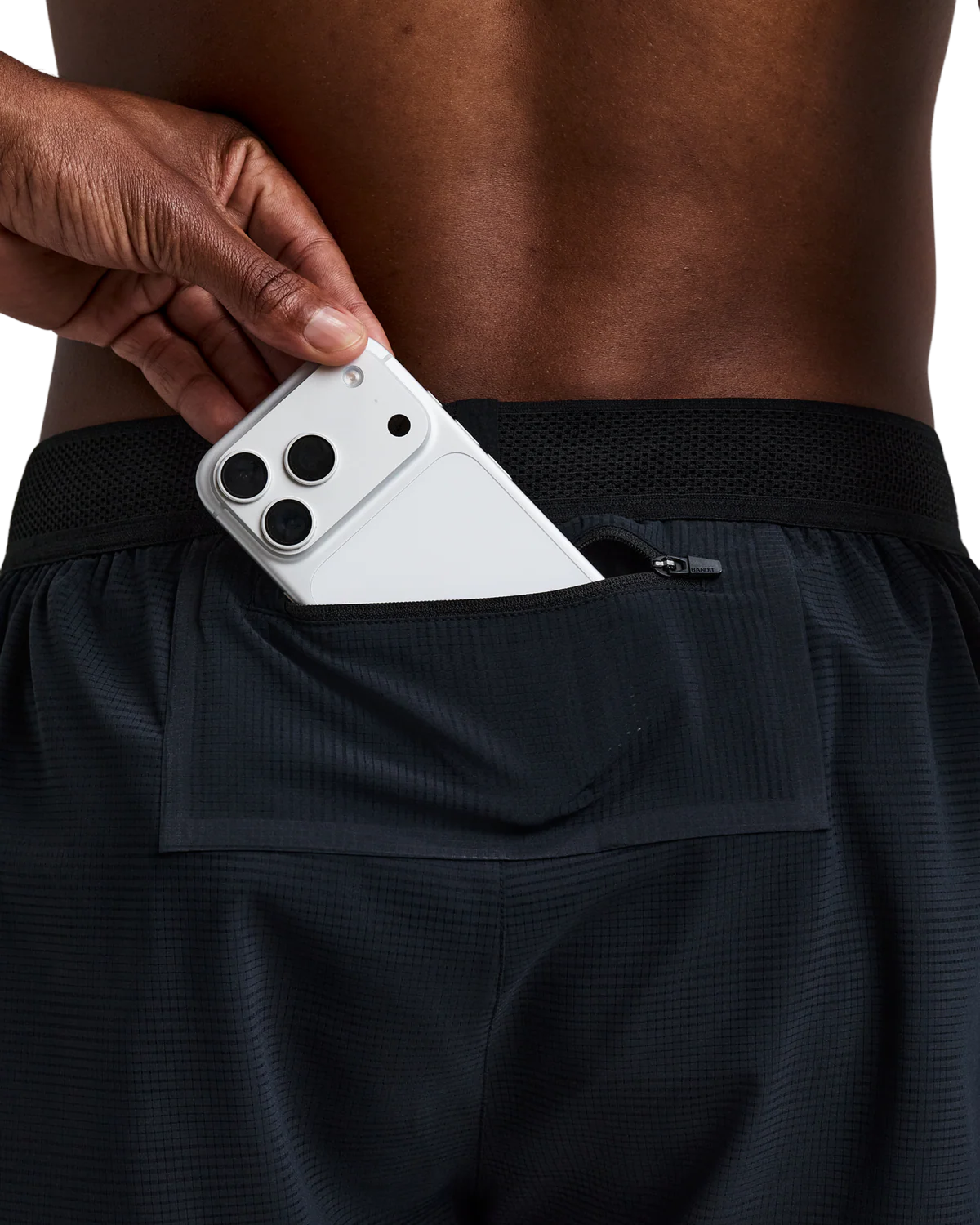 Bandit Men's CoolGrid™ 3" Split Short - Black