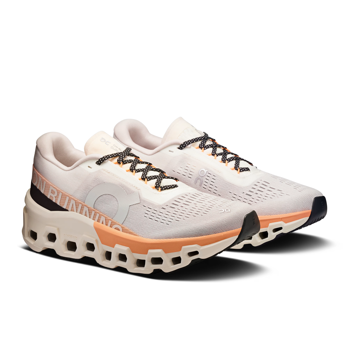 On Women’s Cloudmonster 2 | Ivory & Tangerine