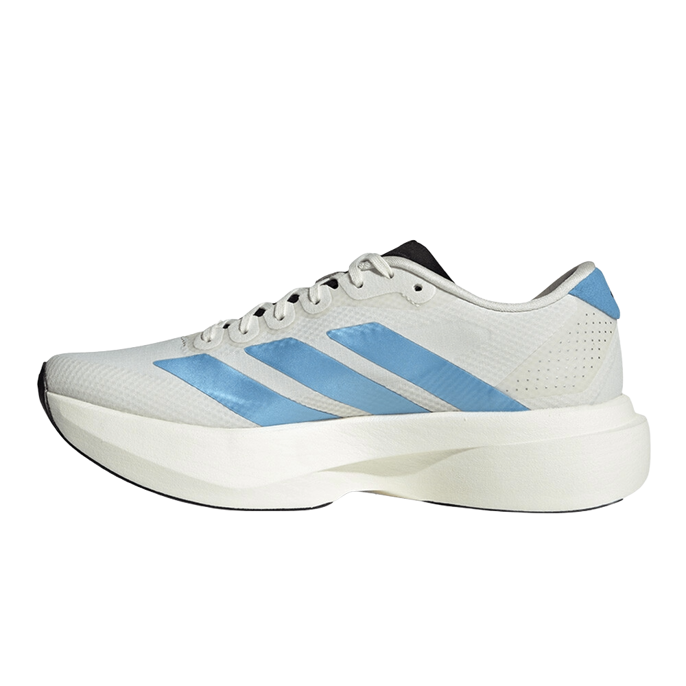 Adidas Men's Adizero Evo SL Woven – Off White / Light Blue / Off White