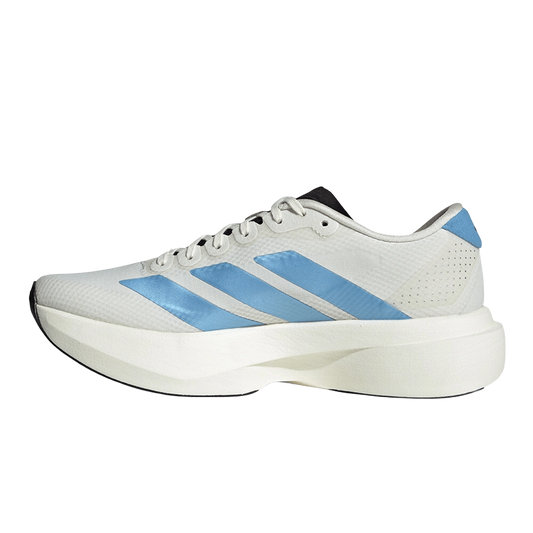 Adidas Men's Adizero Evo SL Woven – Off White / Light Blue / Off White
