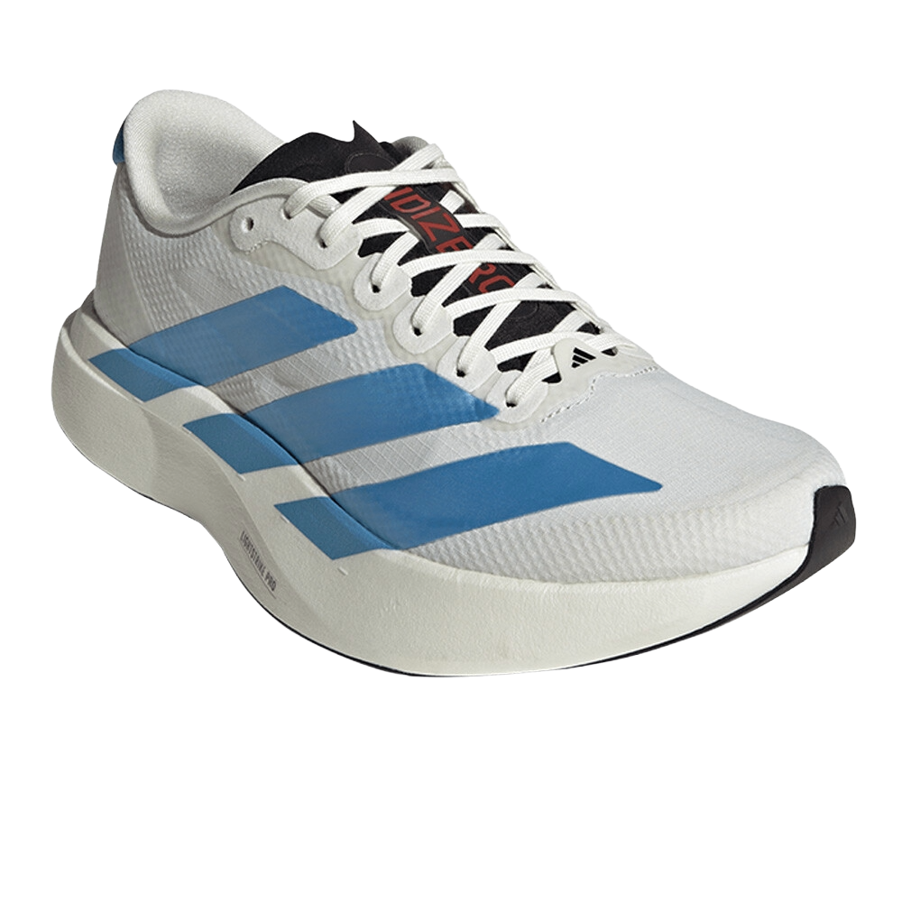 Adidas Men's Adizero Evo SL Woven – Off White / Light Blue / Off White
