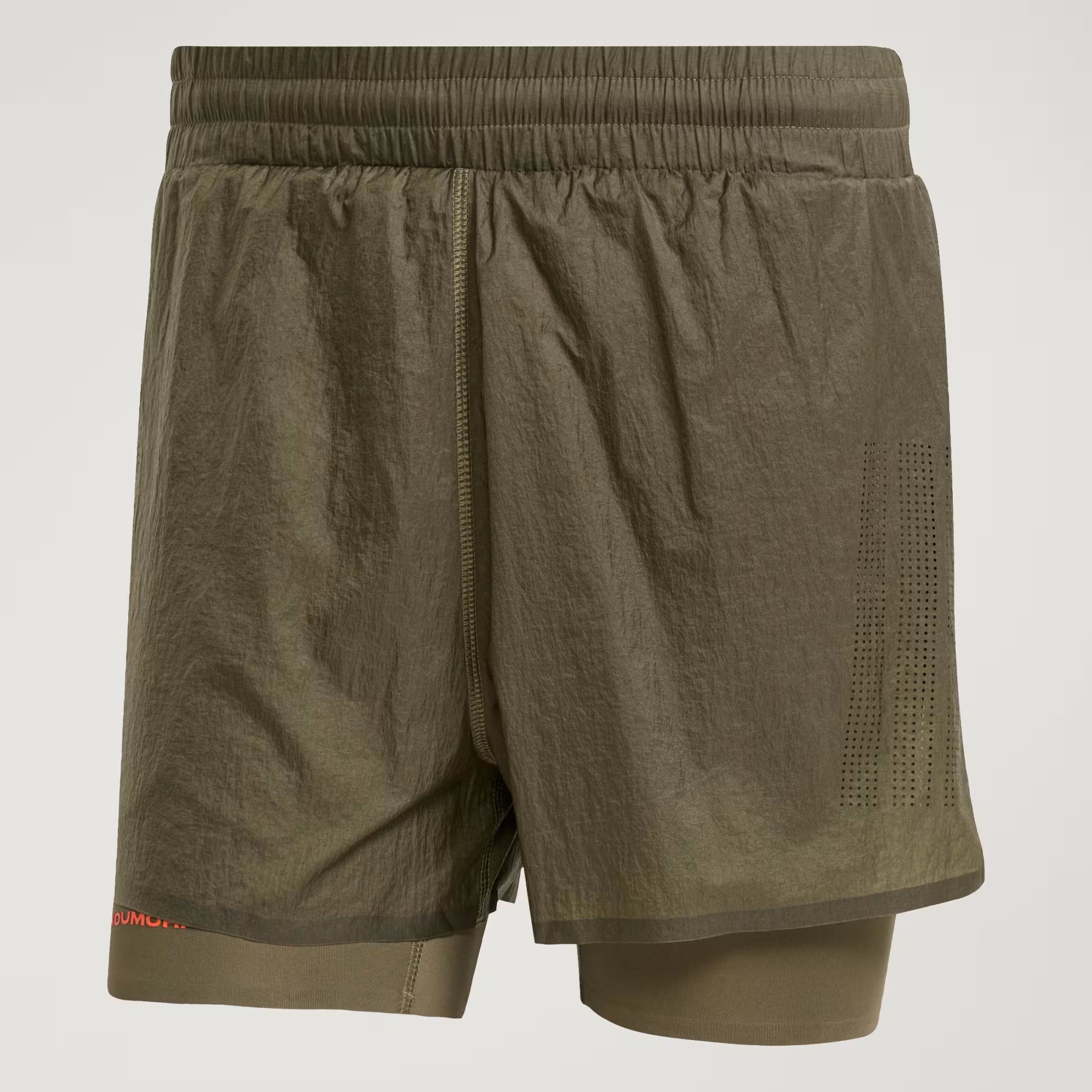 Adidas Adi365 H.Koumori Running 2-In-1 Shorts - Olive Strata