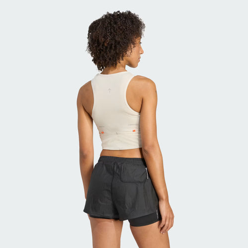 Adidas Adi365 H.Koumori Running Crop Top - Alumina