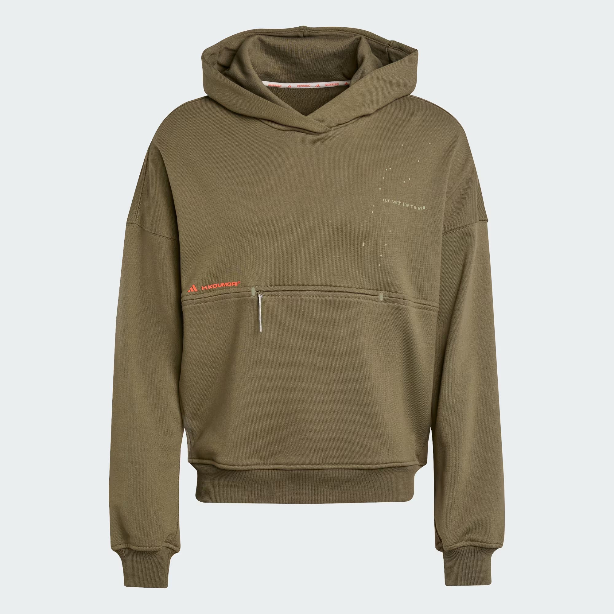 Adidas Adi365 H.Koumori Running Hoodie - Olive Strata