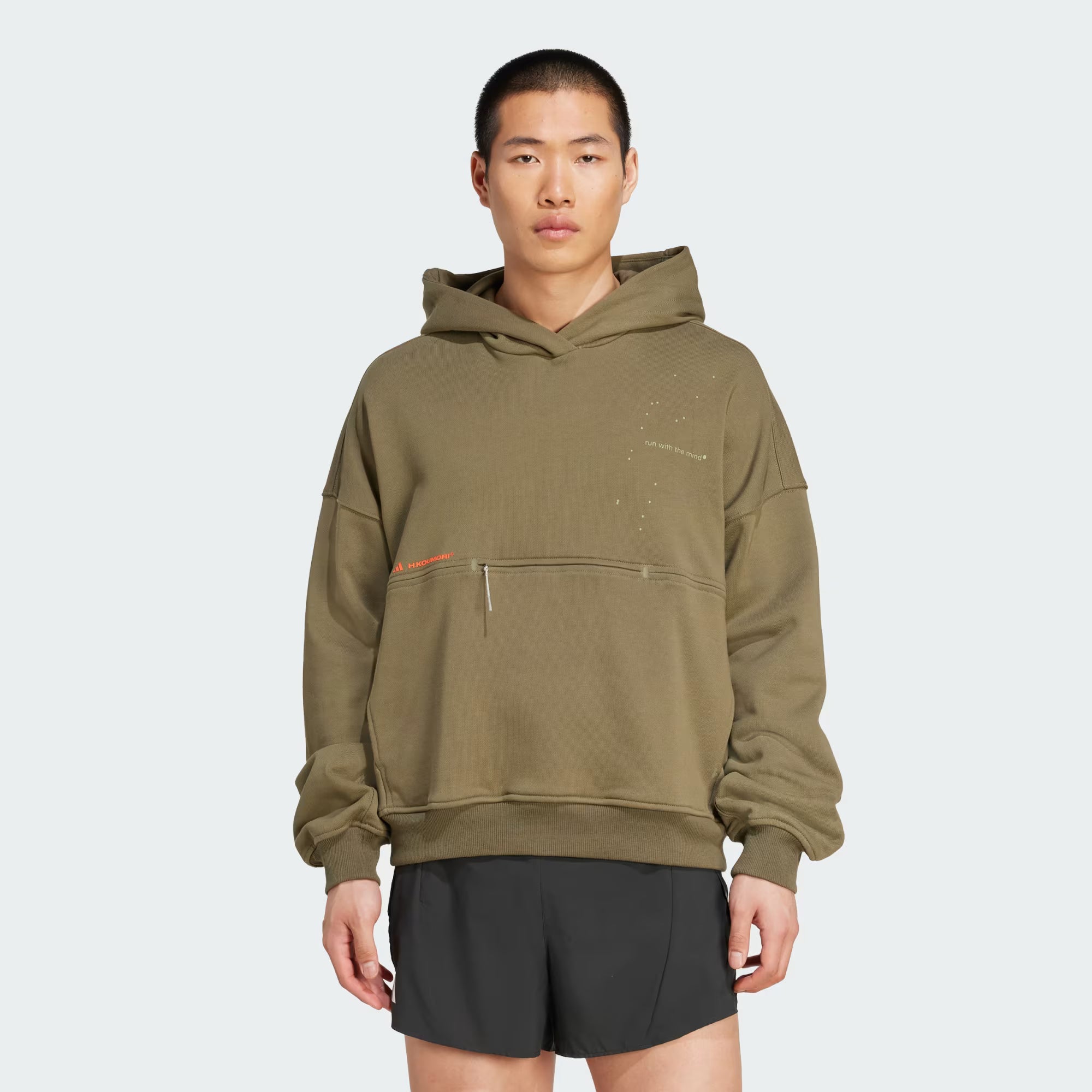 Adidas Adi365 H.Koumori Running Hoodie - Olive Strata