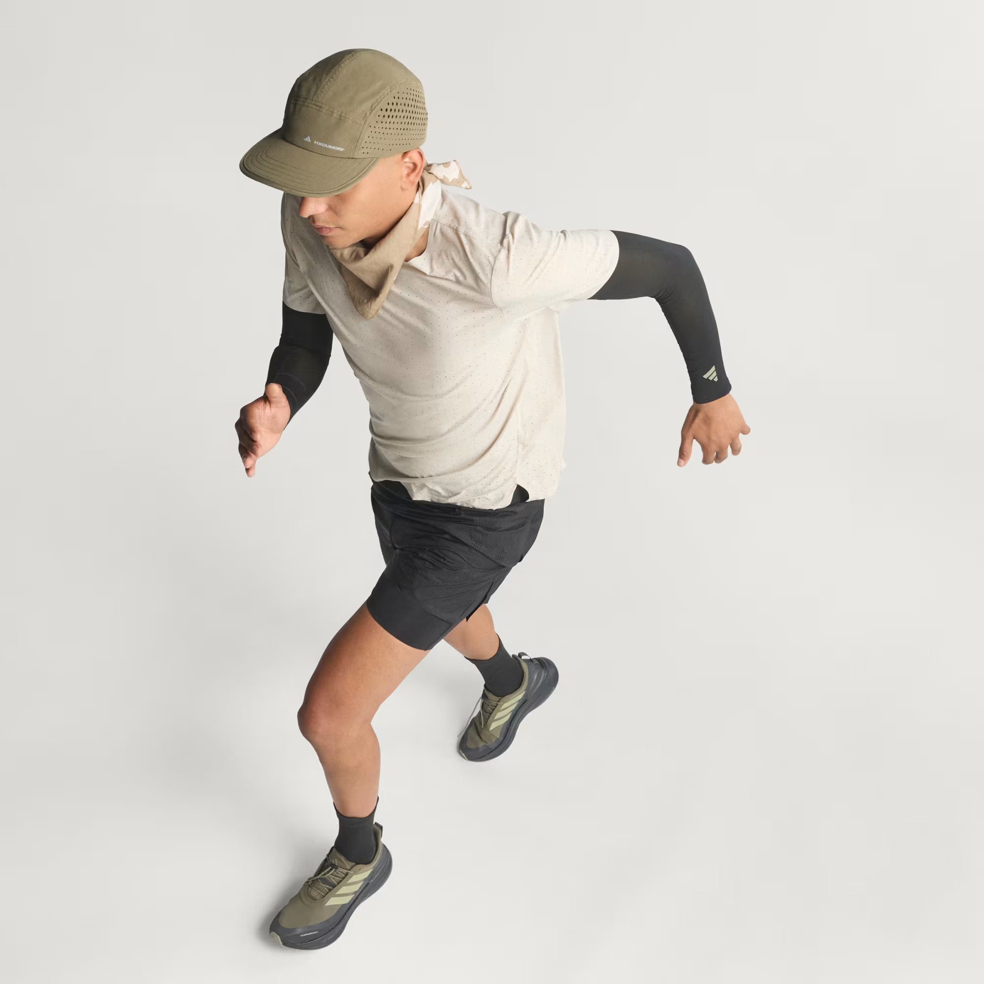 Adidas Adi365 H.Koumori Running T-Shirt - Putty Grey