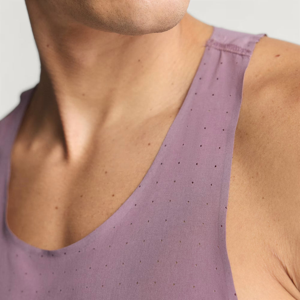 Adidas Men's Adi365 H.Koumori Running Tank Top - Shadow Fig