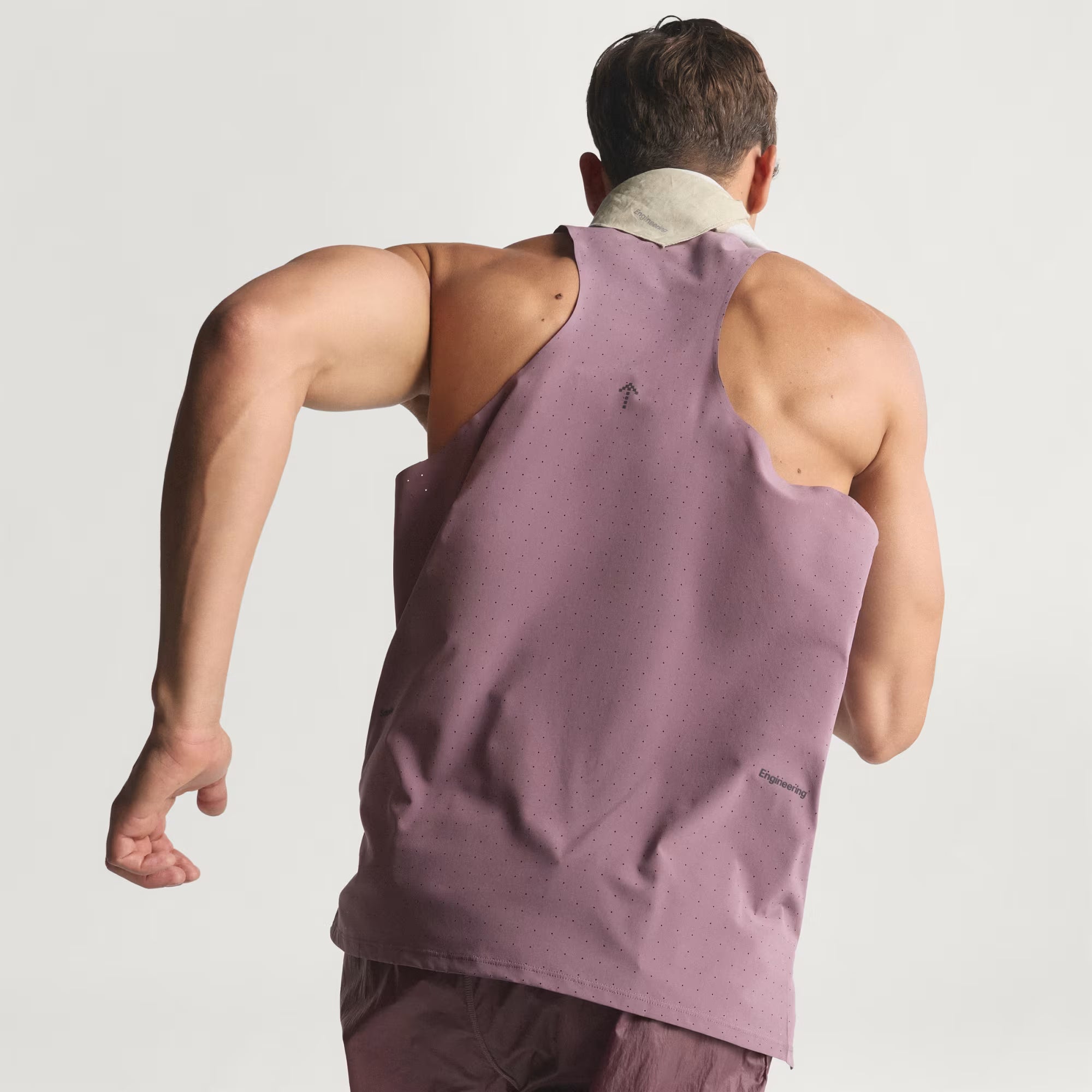 Adidas Men's Adi365 H.Koumori Running Tank Top - Shadow Fig