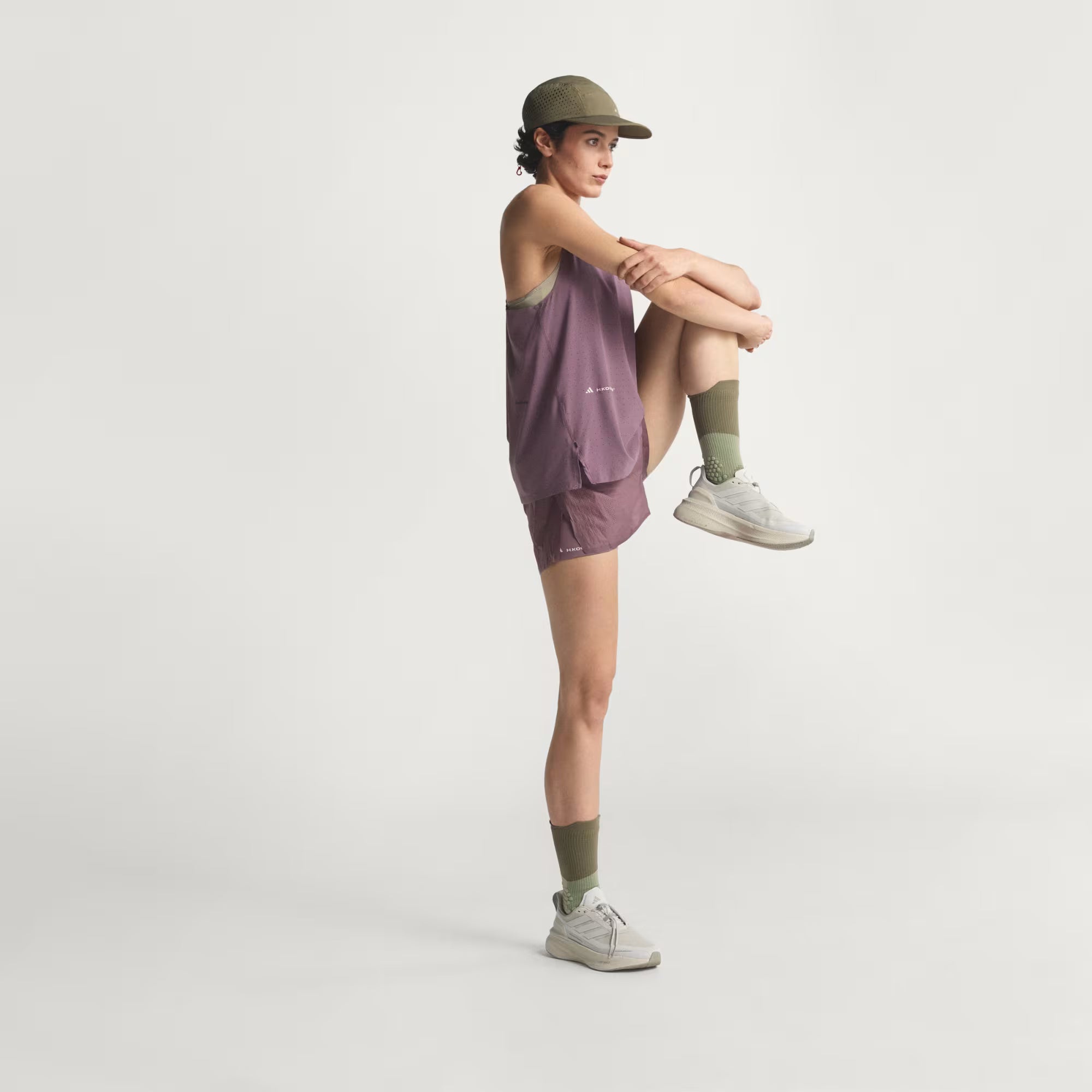 Adidas Women's Adi365 H.Koumori Running Tank Top - Shadow Fig