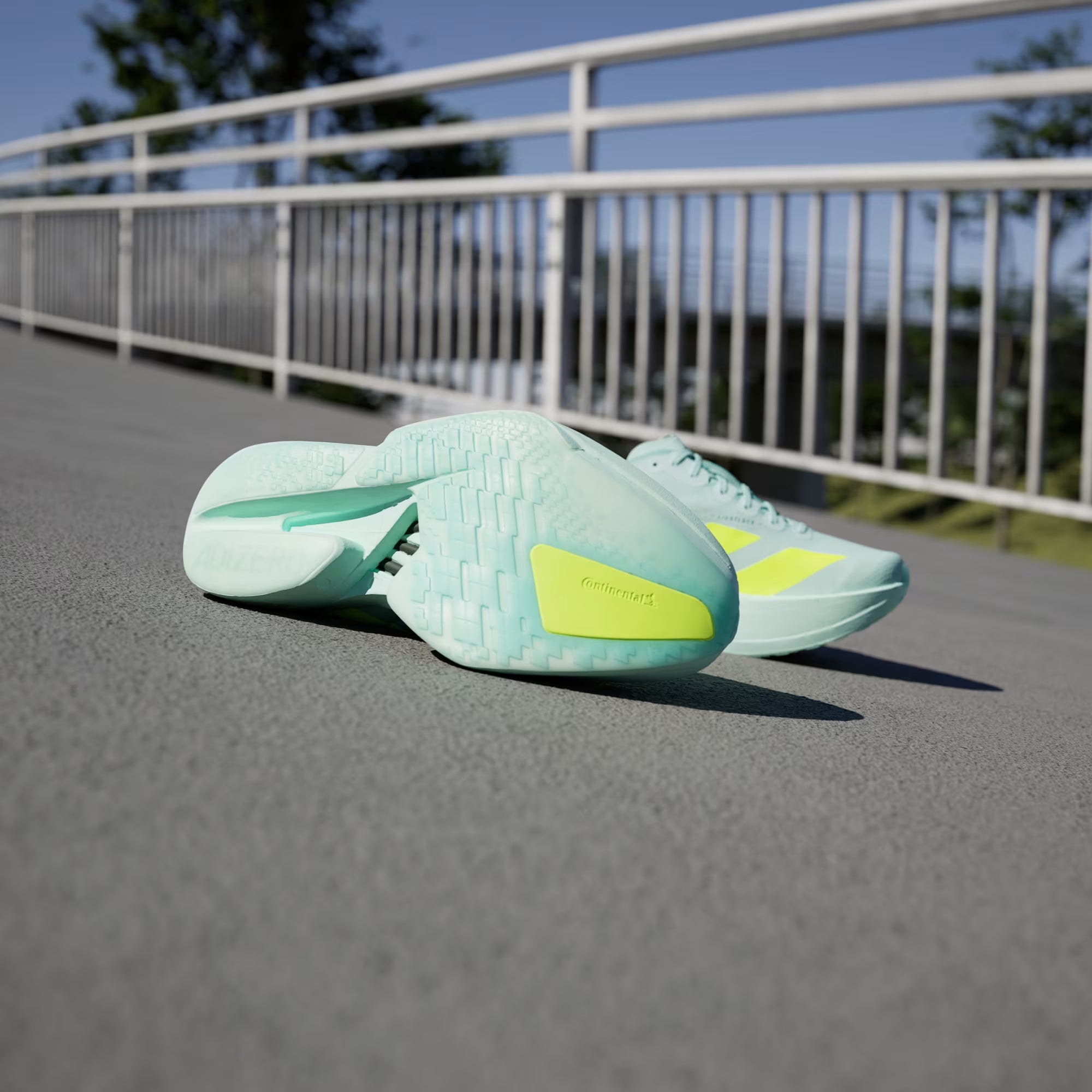 Adidas Women's Adizero Pro 4 -  Semi Flash Aqua / Lucid Lemon / Mint Ton