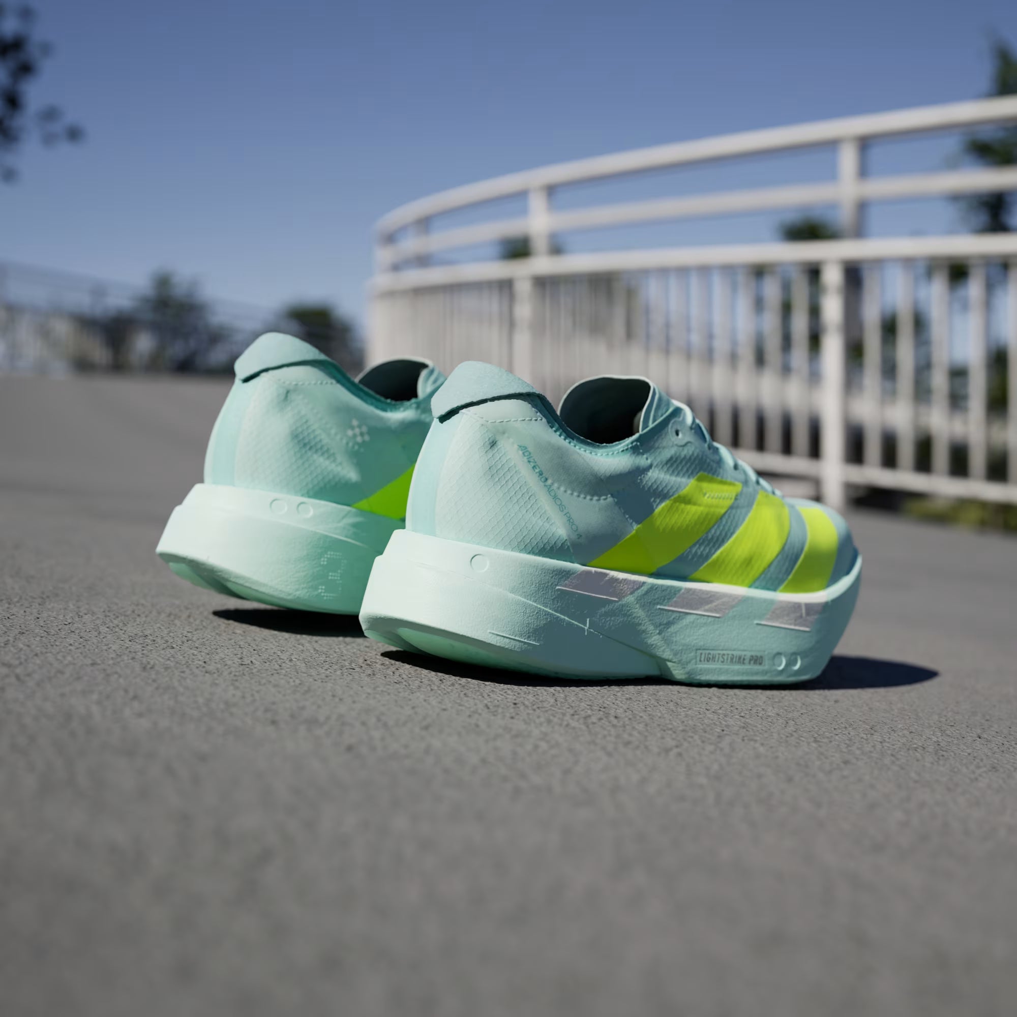 Adidas Women's Adizero Pro 4 -  Semi Flash Aqua / Lucid Lemon / Mint Ton