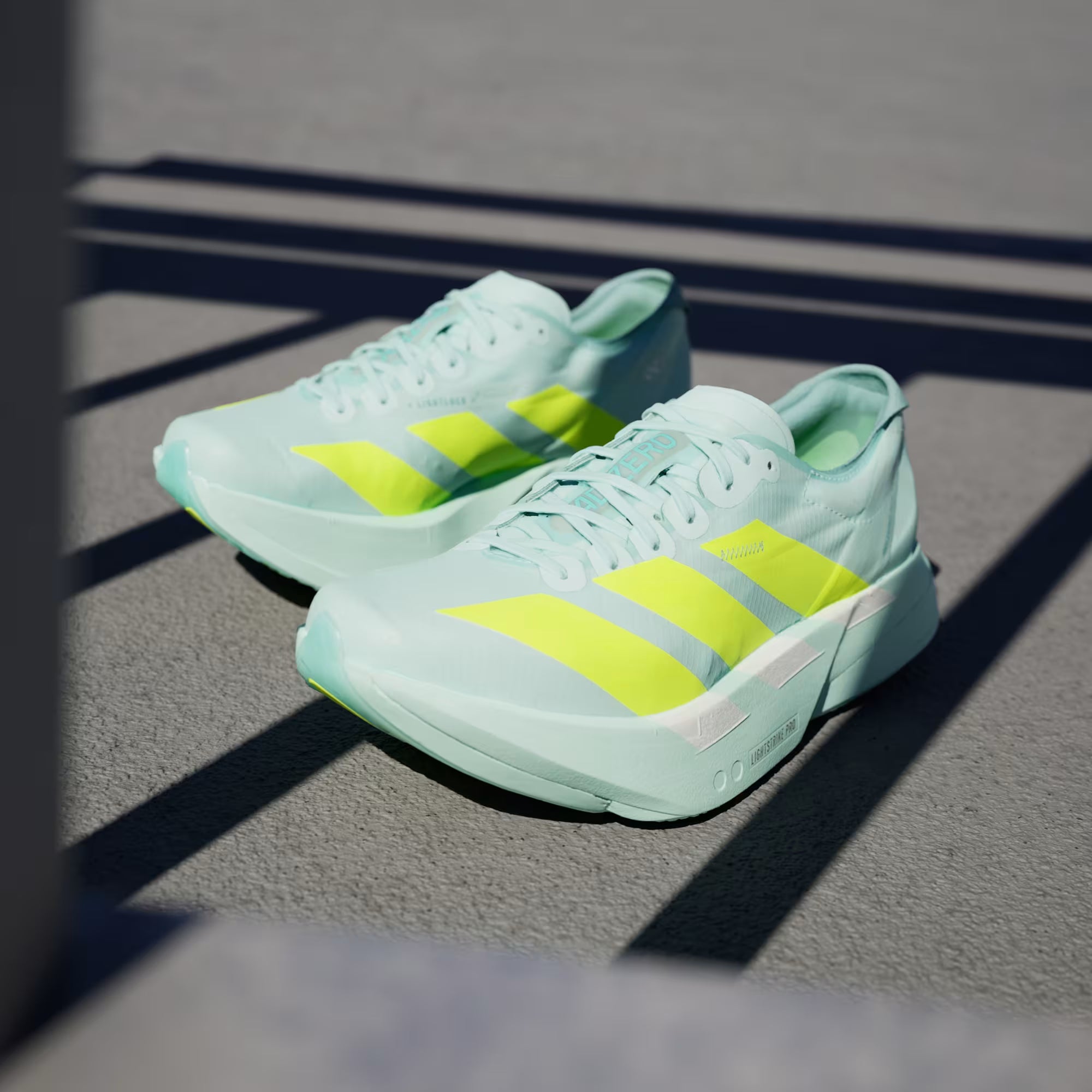 Adidas Women's Adizero Pro 4 -  Semi Flash Aqua / Lucid Lemon / Mint Ton