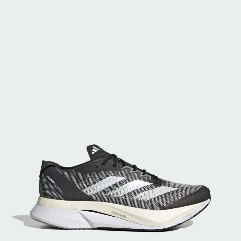 Adidas Men's Adizero Boston 12 - Core Black / Cloud White / Carbon