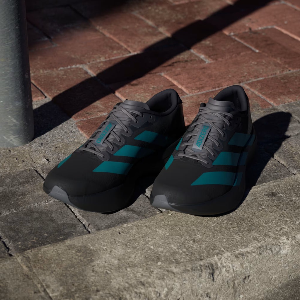Adidas Men's Adizero Evo SL – Core Black / Pure Teal / Grey Four