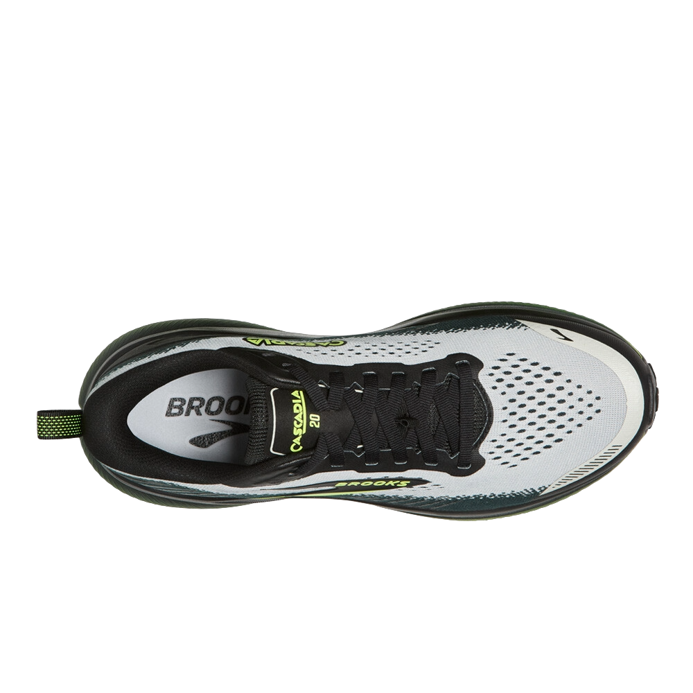 Brooks Men's Cascadia 20 – Grey / Black / Nightlife