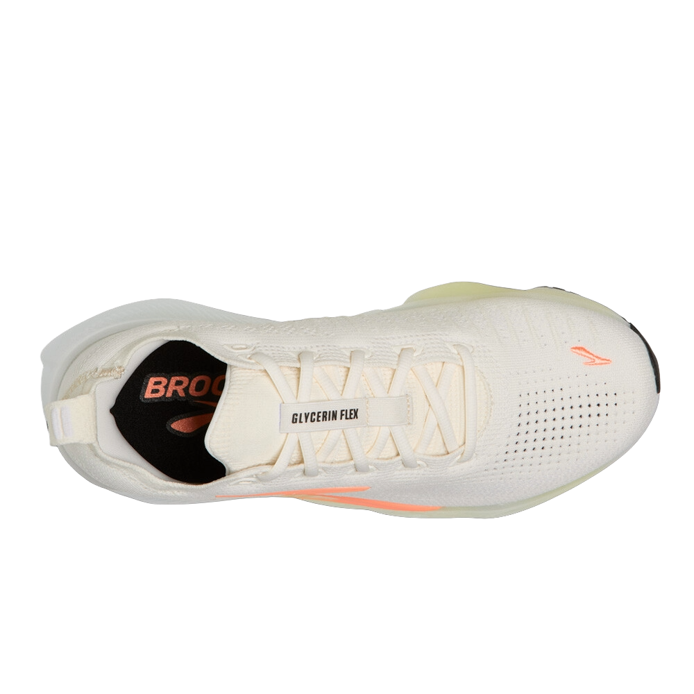 Brooks Women's Glycerin Flex - White / Peach / Nightlife