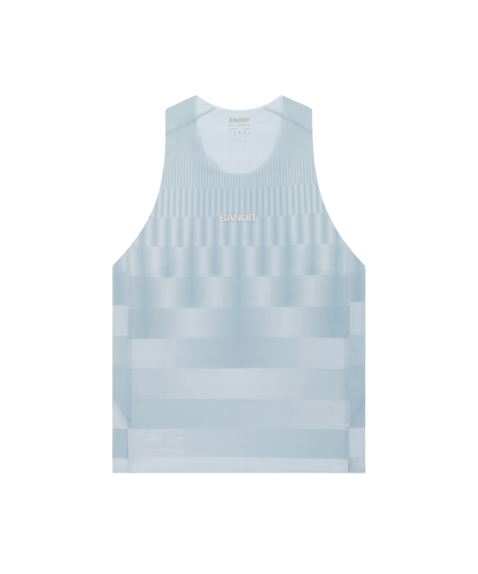 Bandit Men's CoolGrid™ Training Singlet with Flopack™ - Growing Grid - Lagoon / Mist