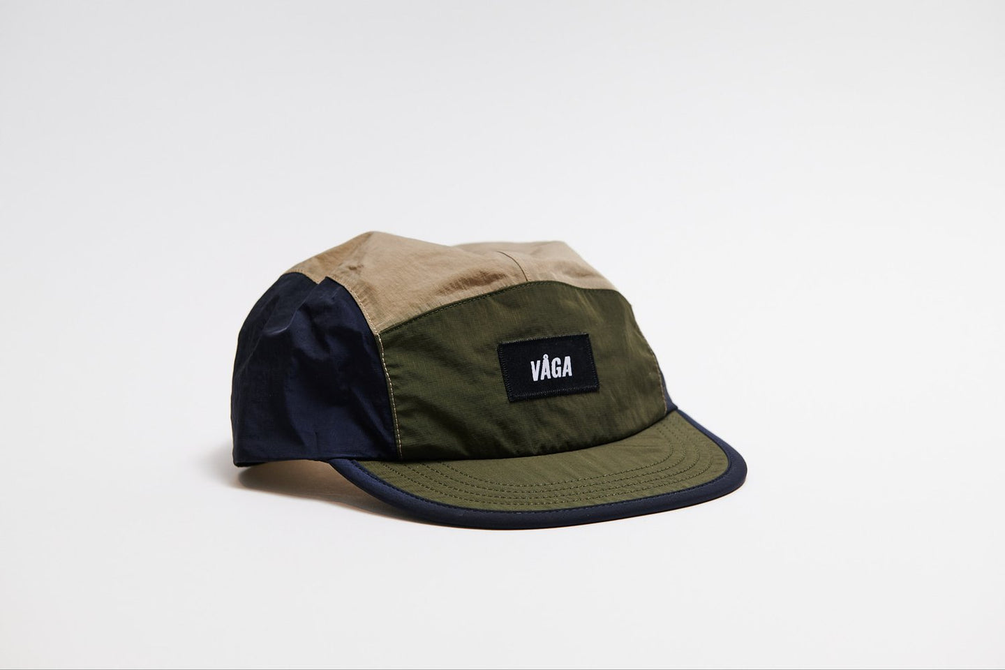 VAGA Pacer Cap – Navy / Utility Green / Taupe