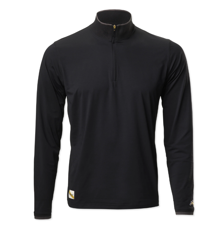 Tracksmith Men's Session Quarter Zip - Black