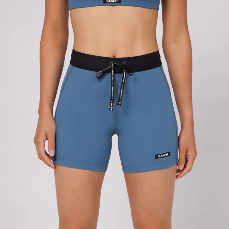 Bandit Gridlock™ 5" Women's Compression Shorts - Steel Blue