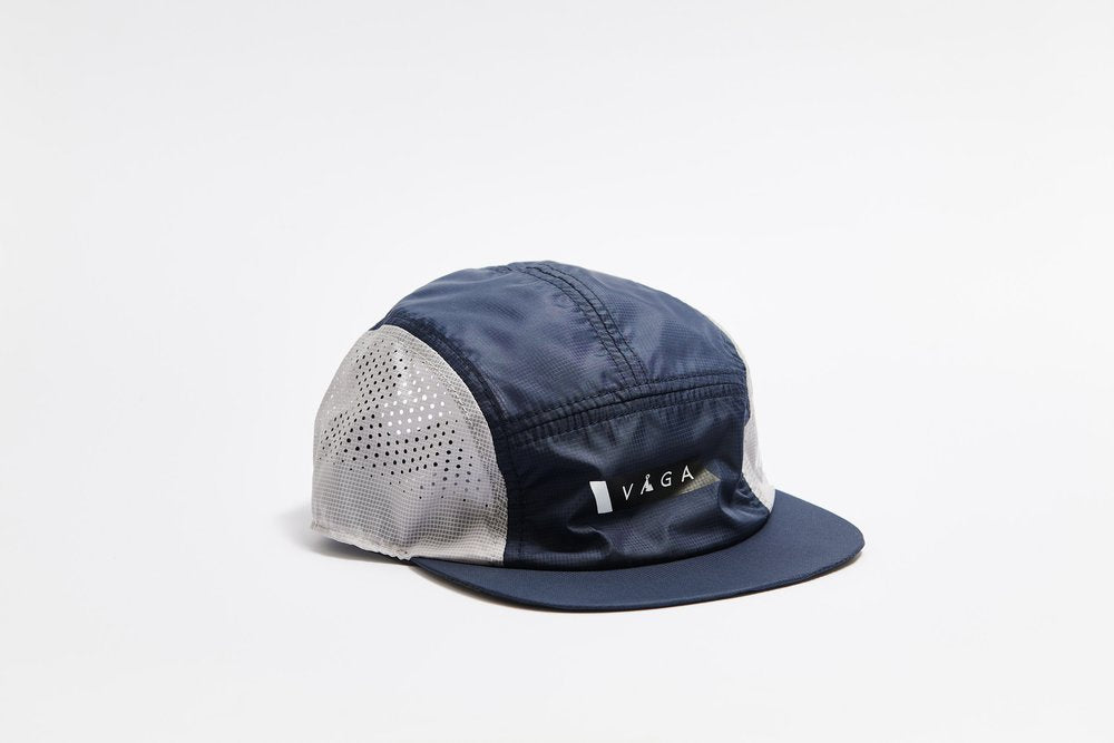 VAGA Wind Resistant Feather Racing Cap - Navy / Grey