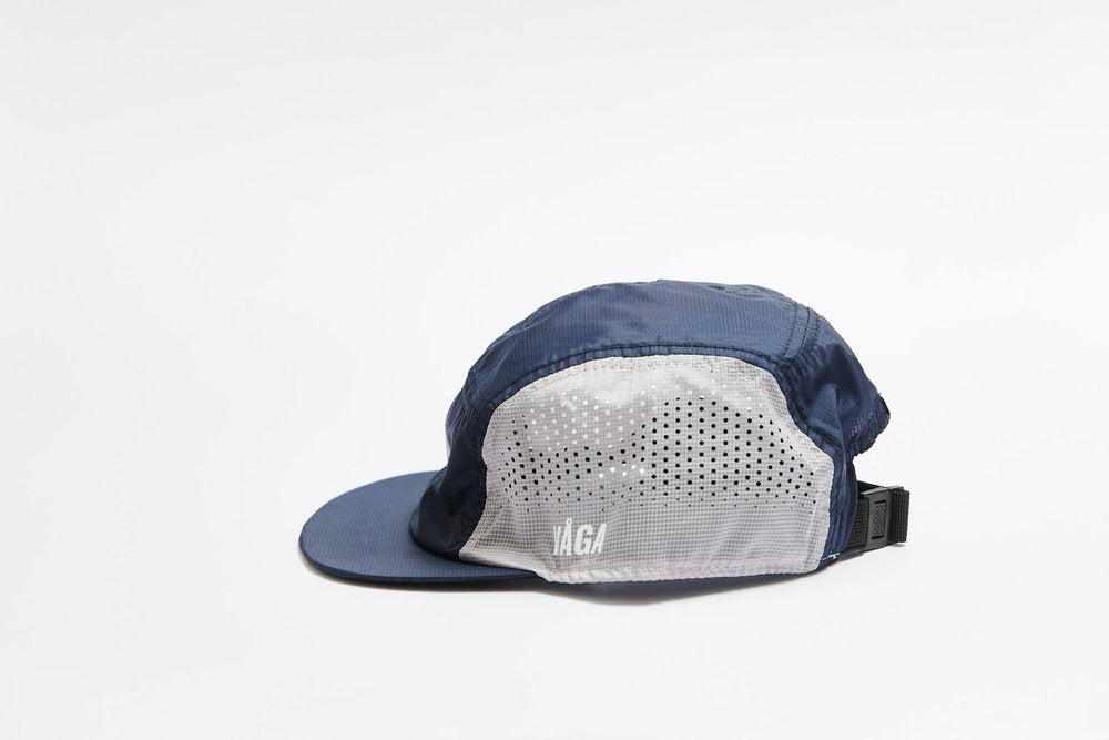 VAGA Wind Resistant Feather Racing Cap - Navy / Grey