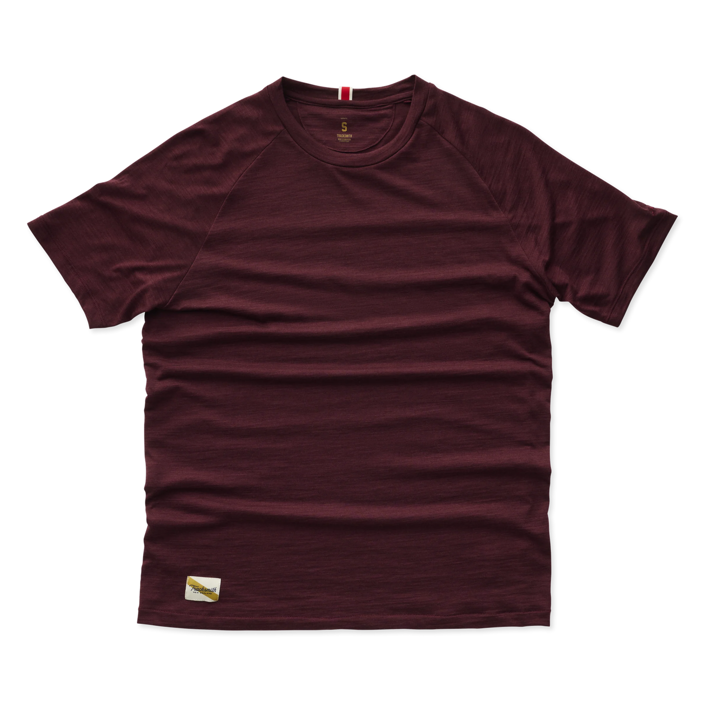 Tracksmith Men's Harrier Tee - Wine