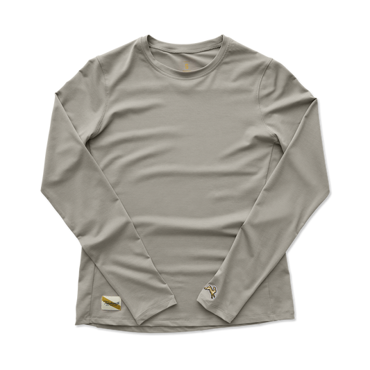 Tracksmith Women's Long Sleeve Session Tee – Dove