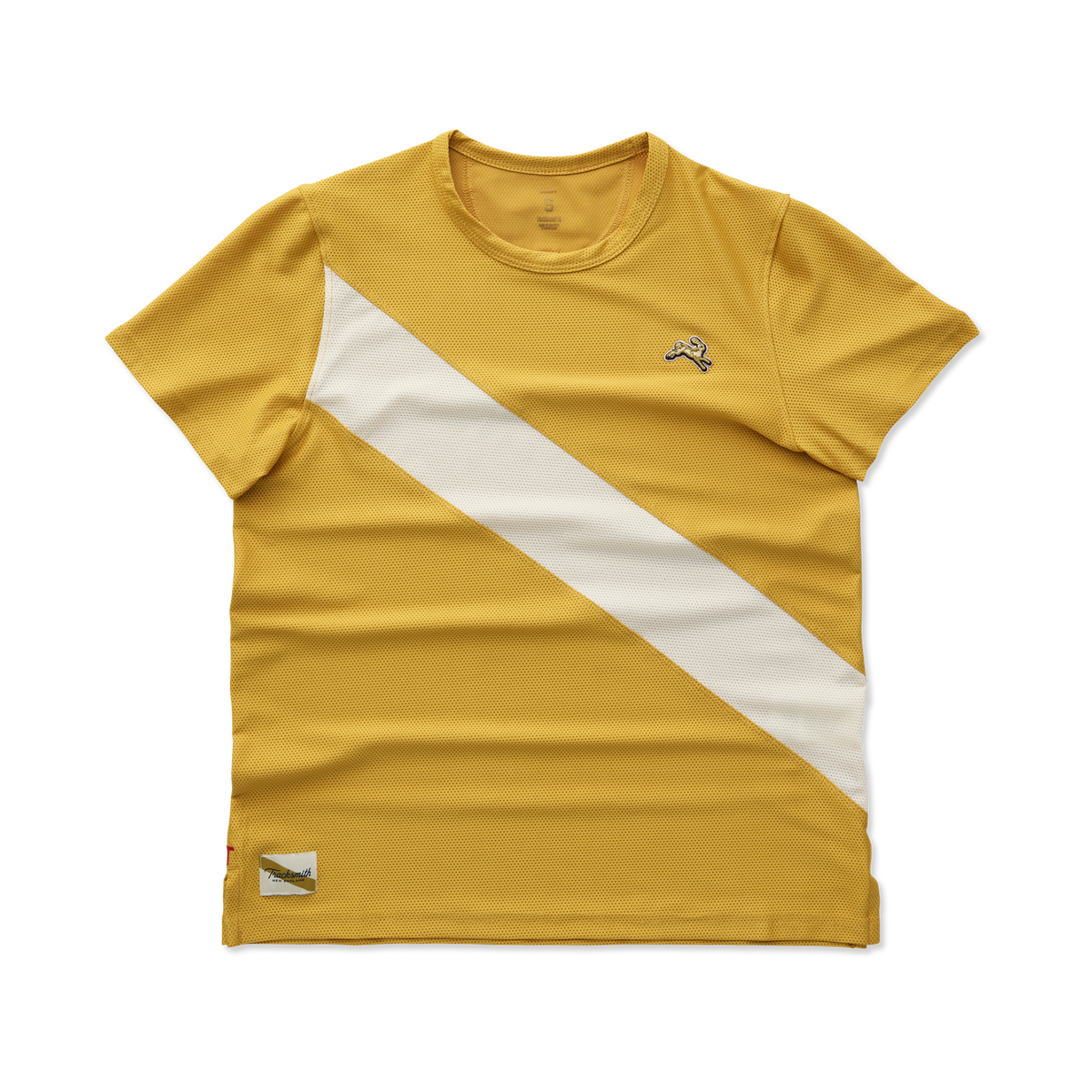 Tracksmith Women's Van Cortlandt Tee – Narcissus / Ivory