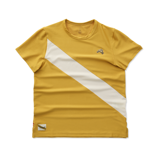 Tracksmith Women's Van Cortlandt Tee – Narcissus / Ivory
