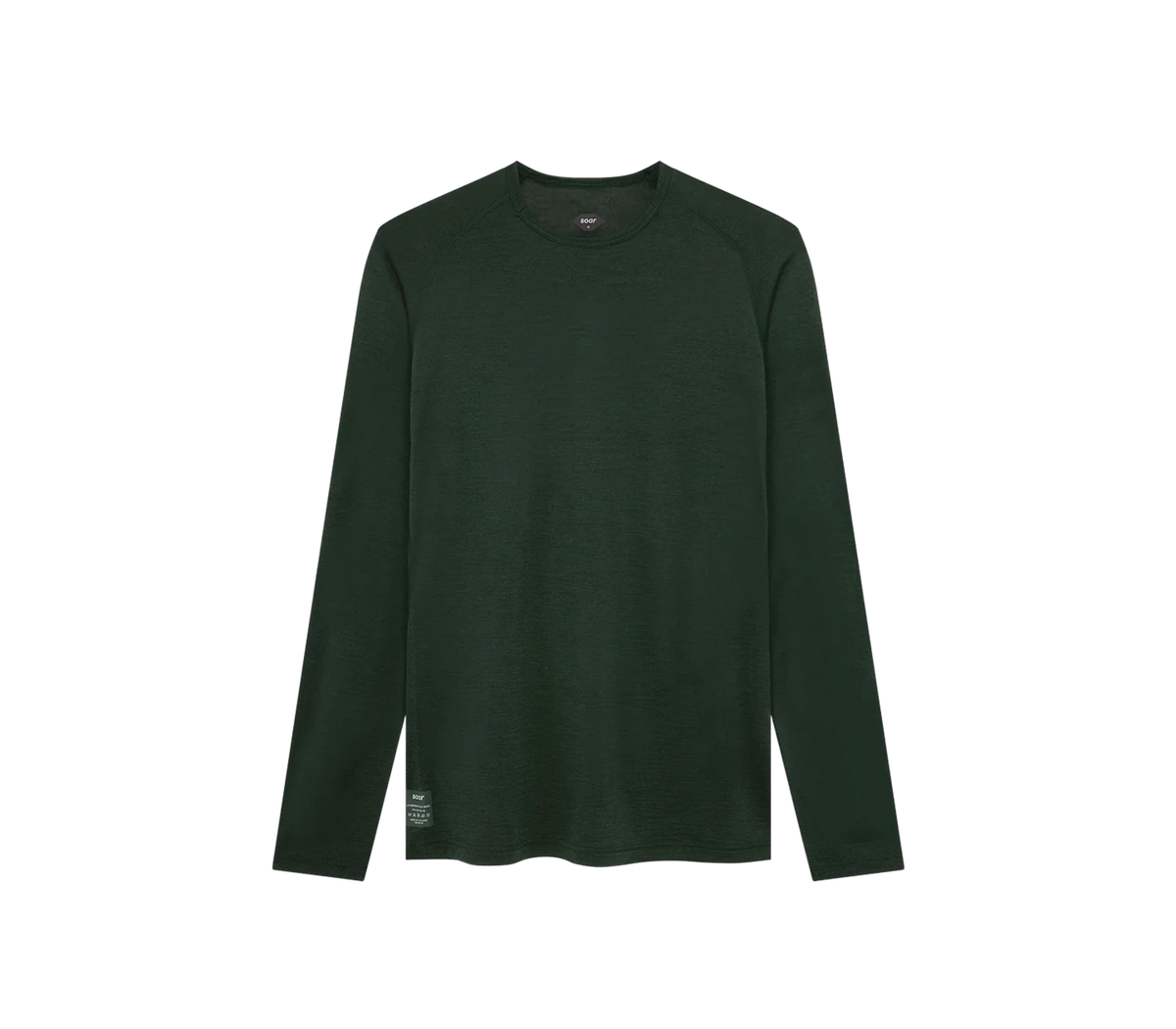 Soar Men's L/S Merino Base – Forest Night
