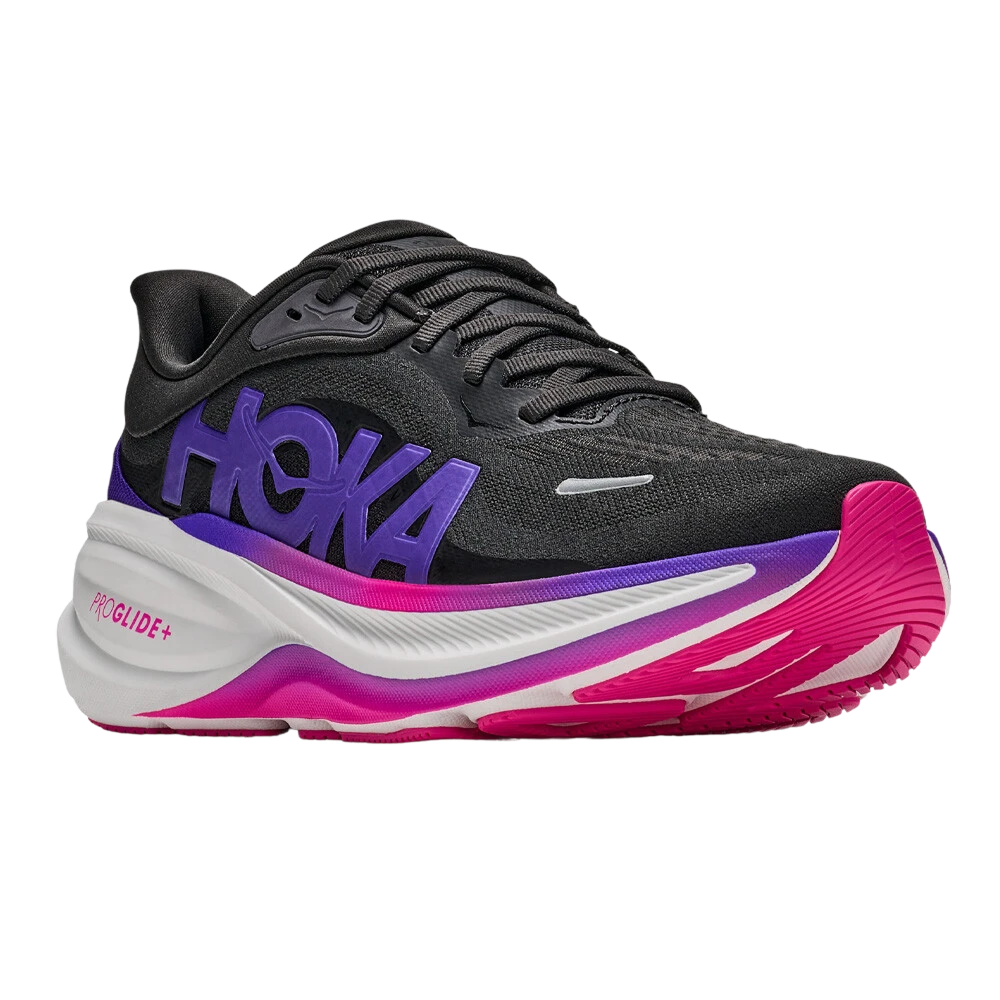 Hoka Women's Clifton Pro – Carbon Black / Cosmic Purple