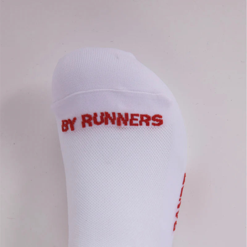 Bandit Lite Run™️ Quarter Socks - White with Spice