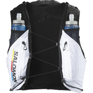 Salomon Advance Skin 12 Race Flag Set Running Vest Black / White