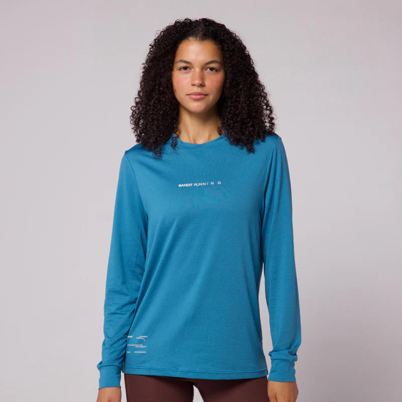 Bandit Micromesh™ Long Sleeve Tee - Unisex Tide Pool