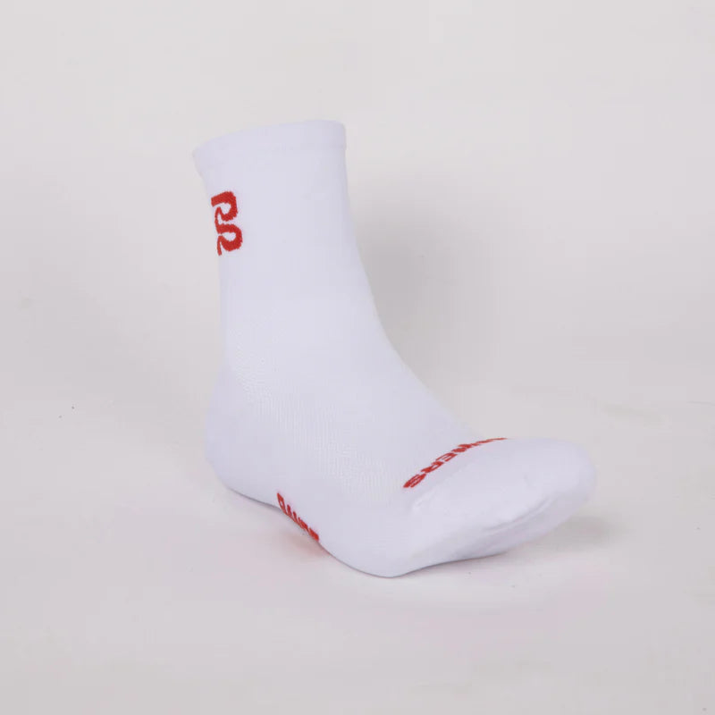 Bandit Lite Run™️ Quarter Socks - White with Spice