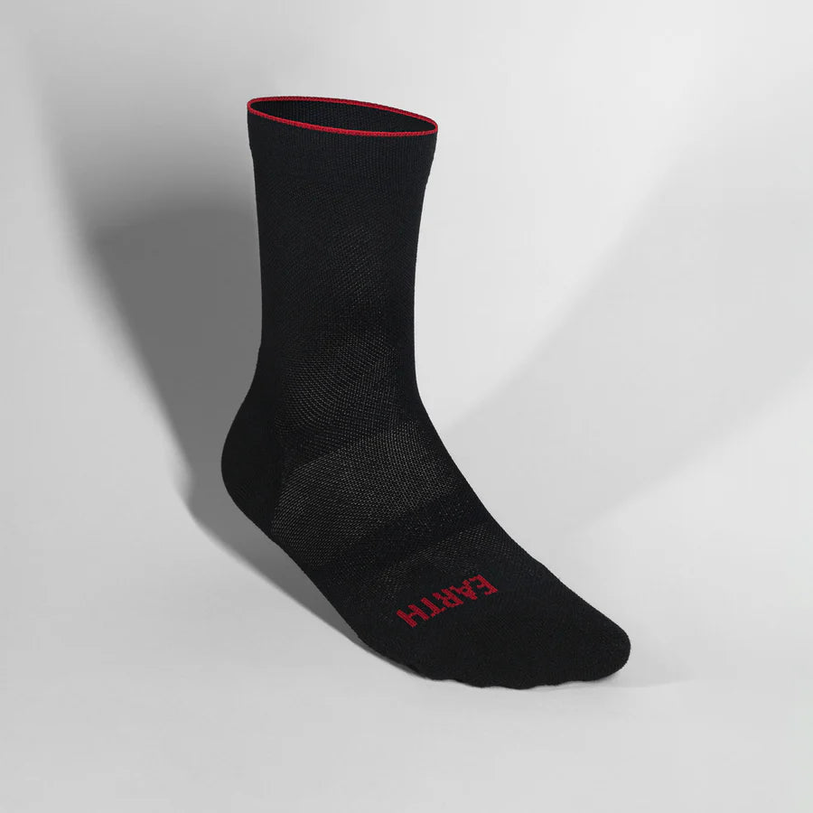 Near Earth Race Day Sock - Black