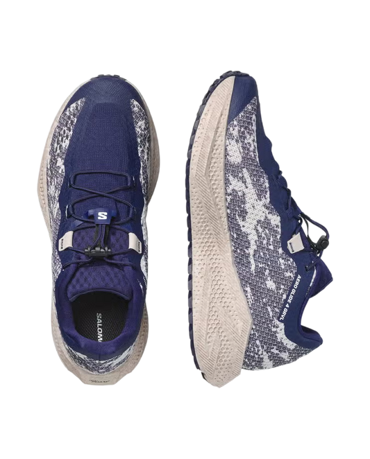 Salomon Men's Aero Glide 4 GRVL – Maritime Blue / Silver Cloud / White
