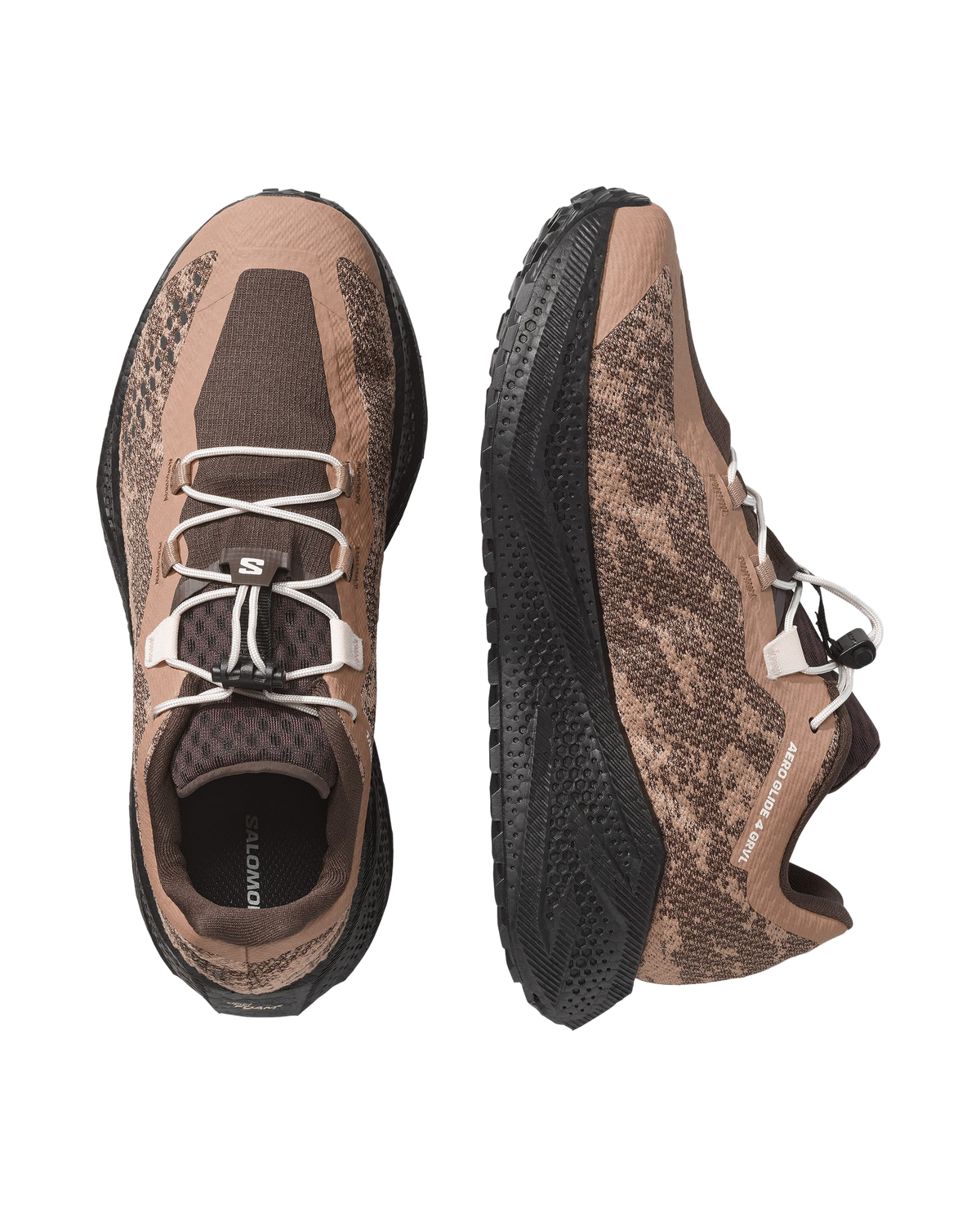 Salomon Men's Aero Glide 4 GRVL – Burro / Black / Vanilla Ice