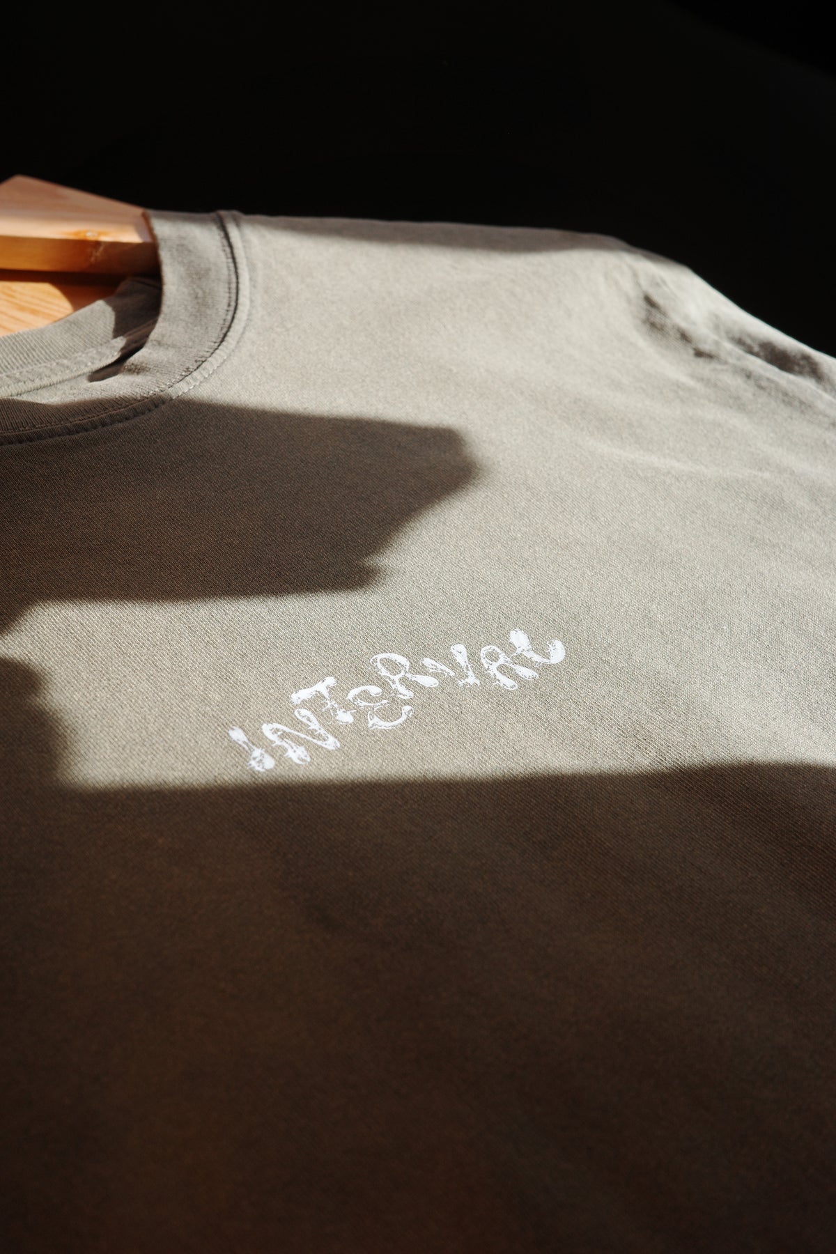 The Whippet amongst the Wolves – Vintage Khaki Tee