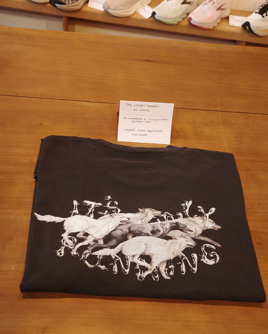The Whippet amongst the Wolves – Black Tee