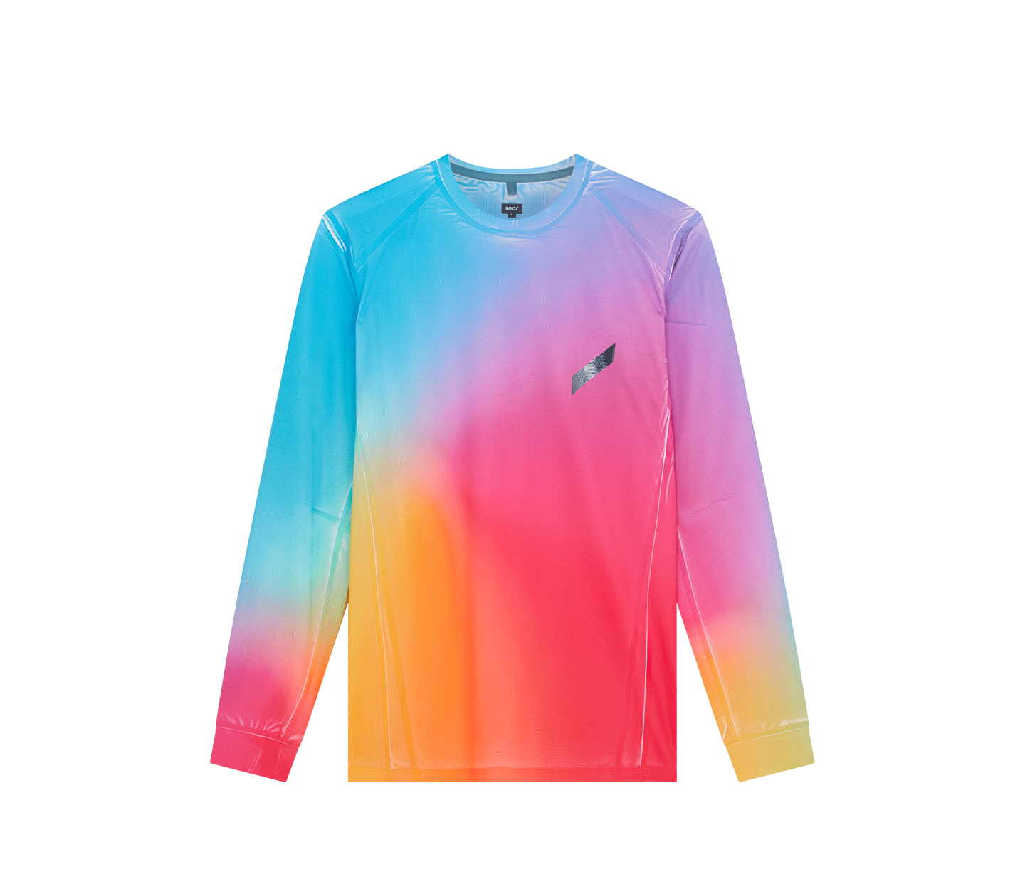 Soar Men's Long Sleeve Printed Tech T - Rainbow