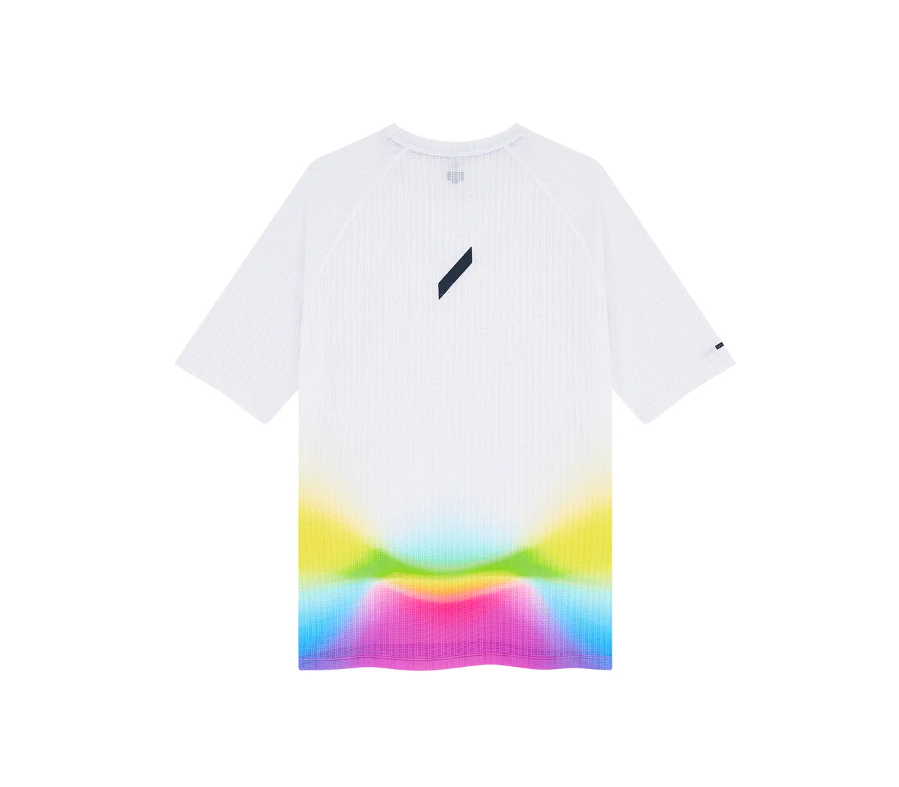 Soar Men's Race Tee - White/Summer Rainbow