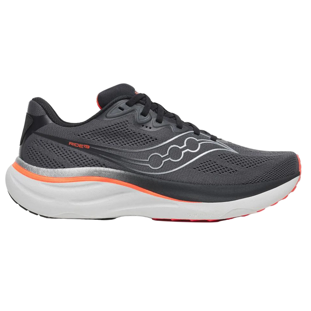 Saucony Men's Ride 19 – Carbon / Black