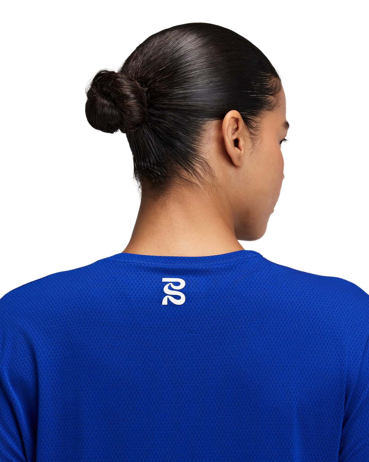 Bandit Women's Micromesh™ Cropped Run Tee – Bauhaus Blue